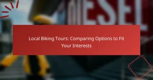 Local Biking Tours: Comparing Options to Fit Your Interests
